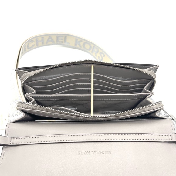 Michael Kors Large Zip Around Wallet Crossbody Bag - Picture 9 of 10